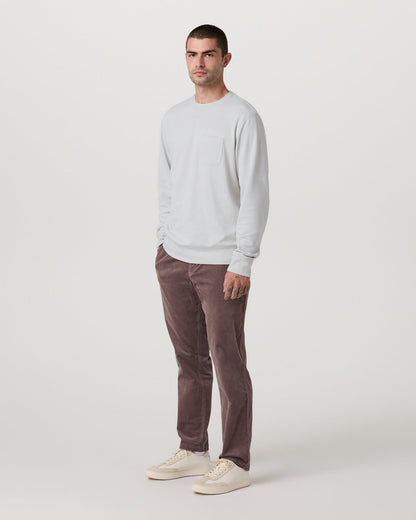 Jeffreys Crew 2.0 Men's Winter Grey Heather Pullover - Vuori