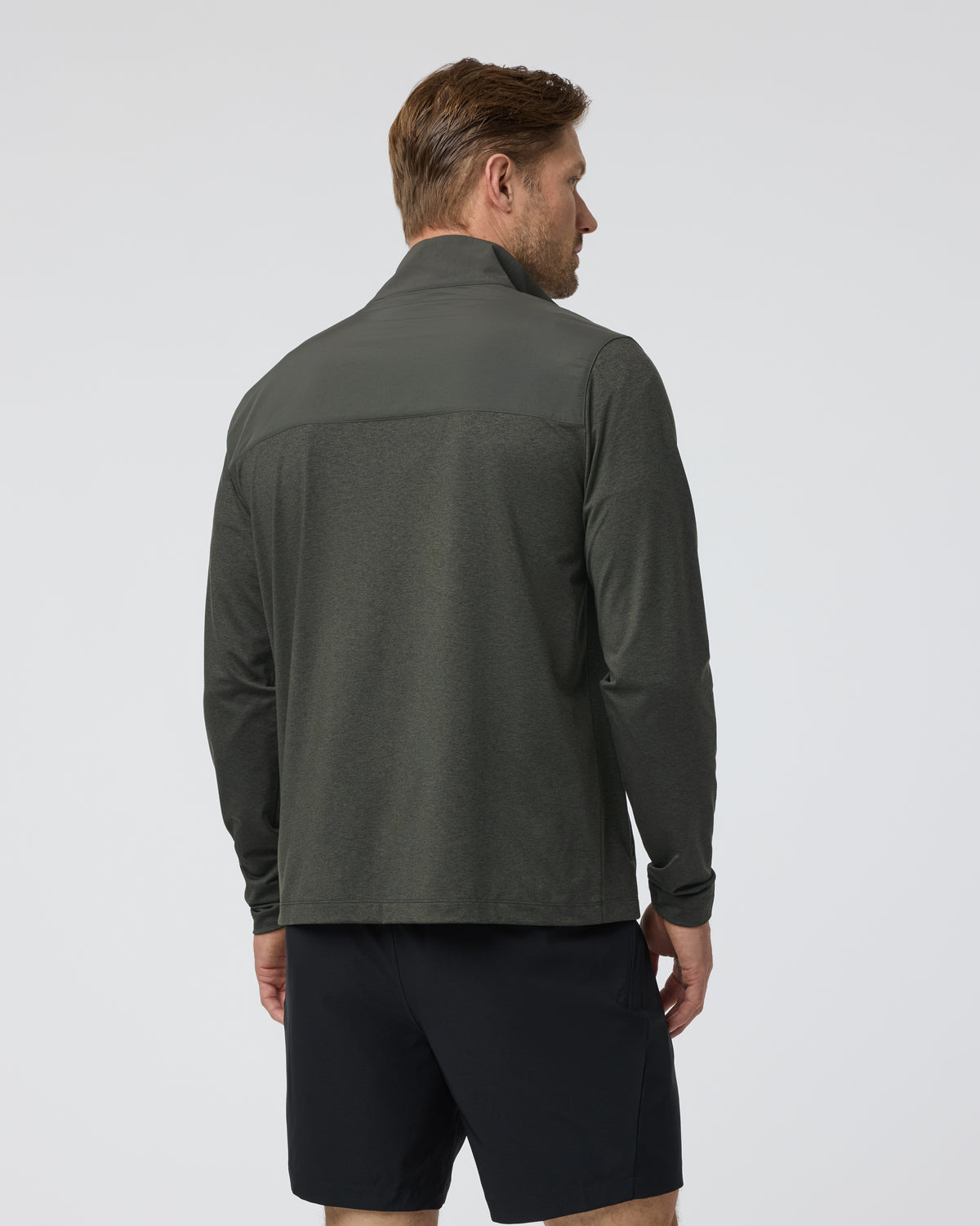 Sunday Element Track Jacket Kale Heather - Vuori