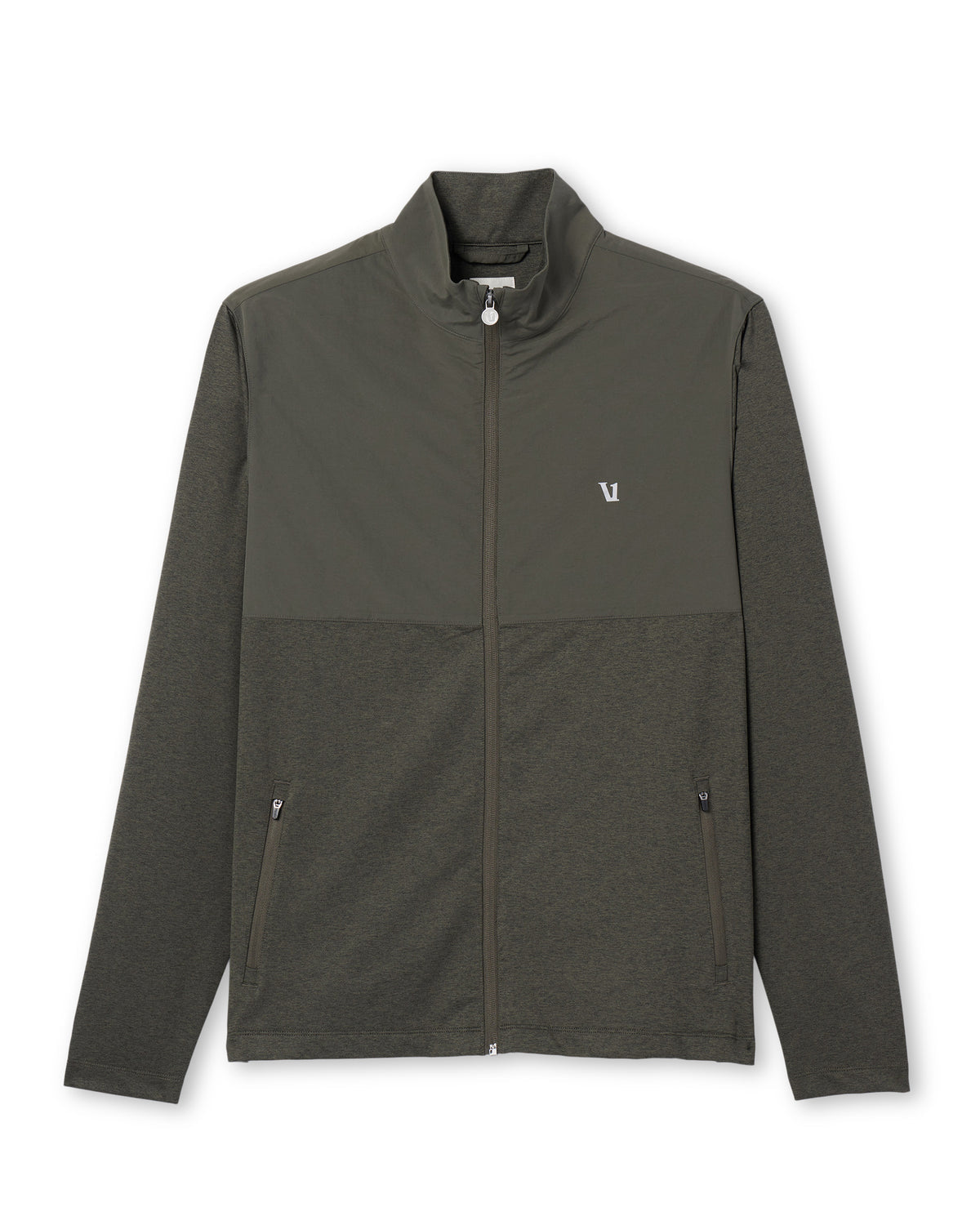 Sunday Element Track Jacket Kale Heather - Vuori