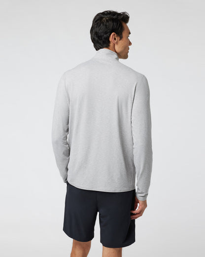 Ease Performance Half Zip 2.0 Light Heather Grey - Vuori