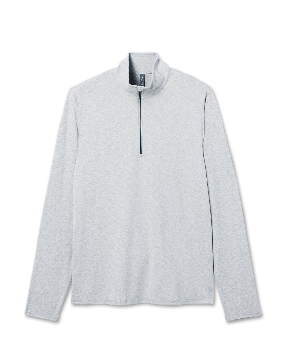 Ease Performance Half Zip 2.0 Light Heather Grey - Vuori