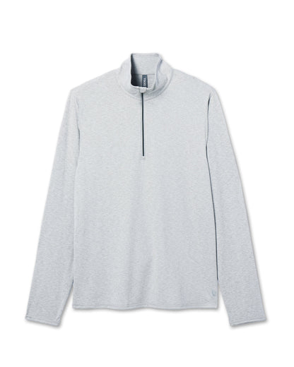 Ease Performance Half Zip 2.0 Light Heather Grey - Vuori