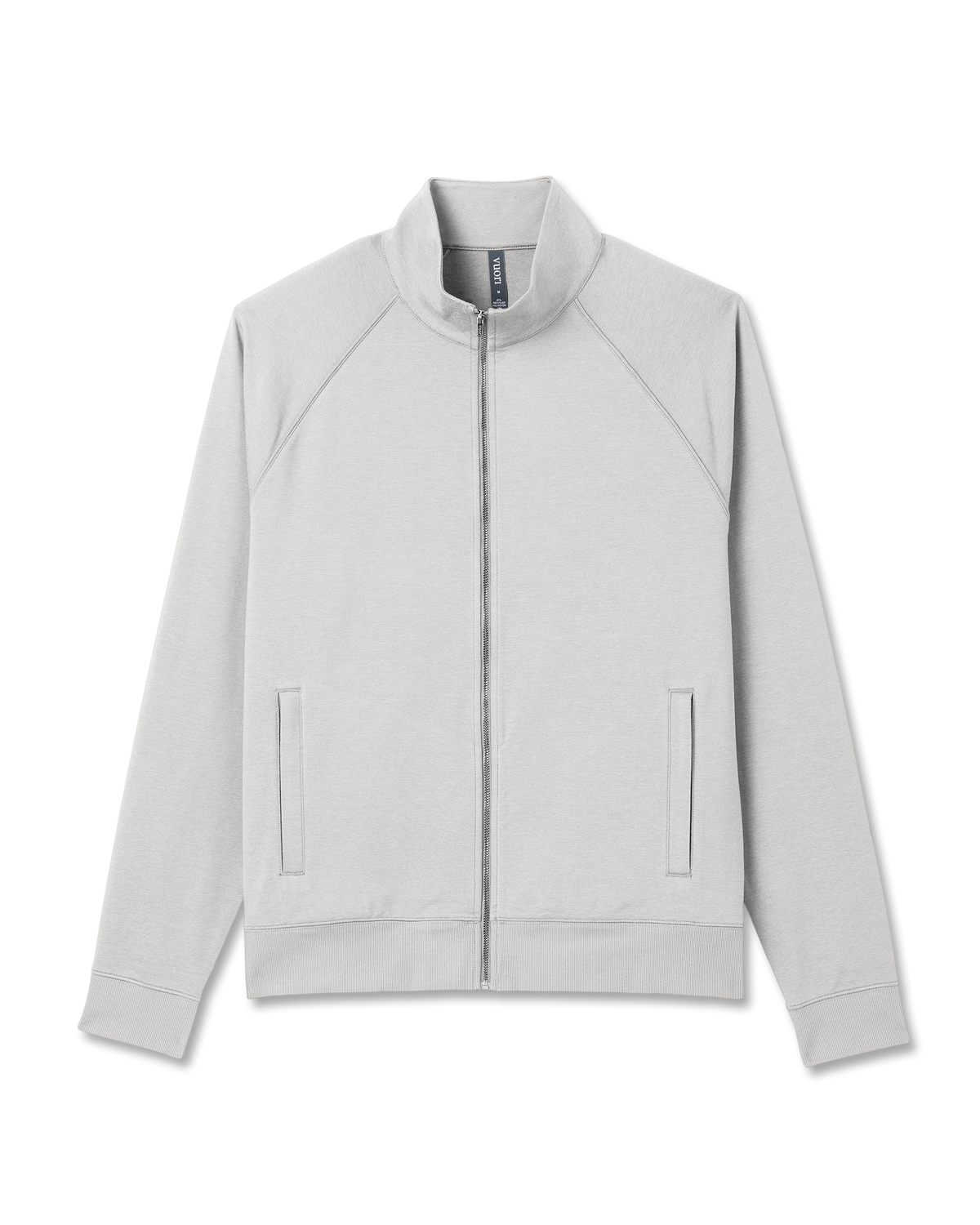 Coronado Novelty Full Zip Salt Heather Mock Neck Jacket - Vuori