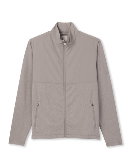 Sunday Element Track Jacket Mocha Heather - Vuori