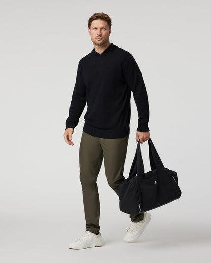 Fluent Sweater Hoodie Black Cotton Cashmere Hoodie - Vuori