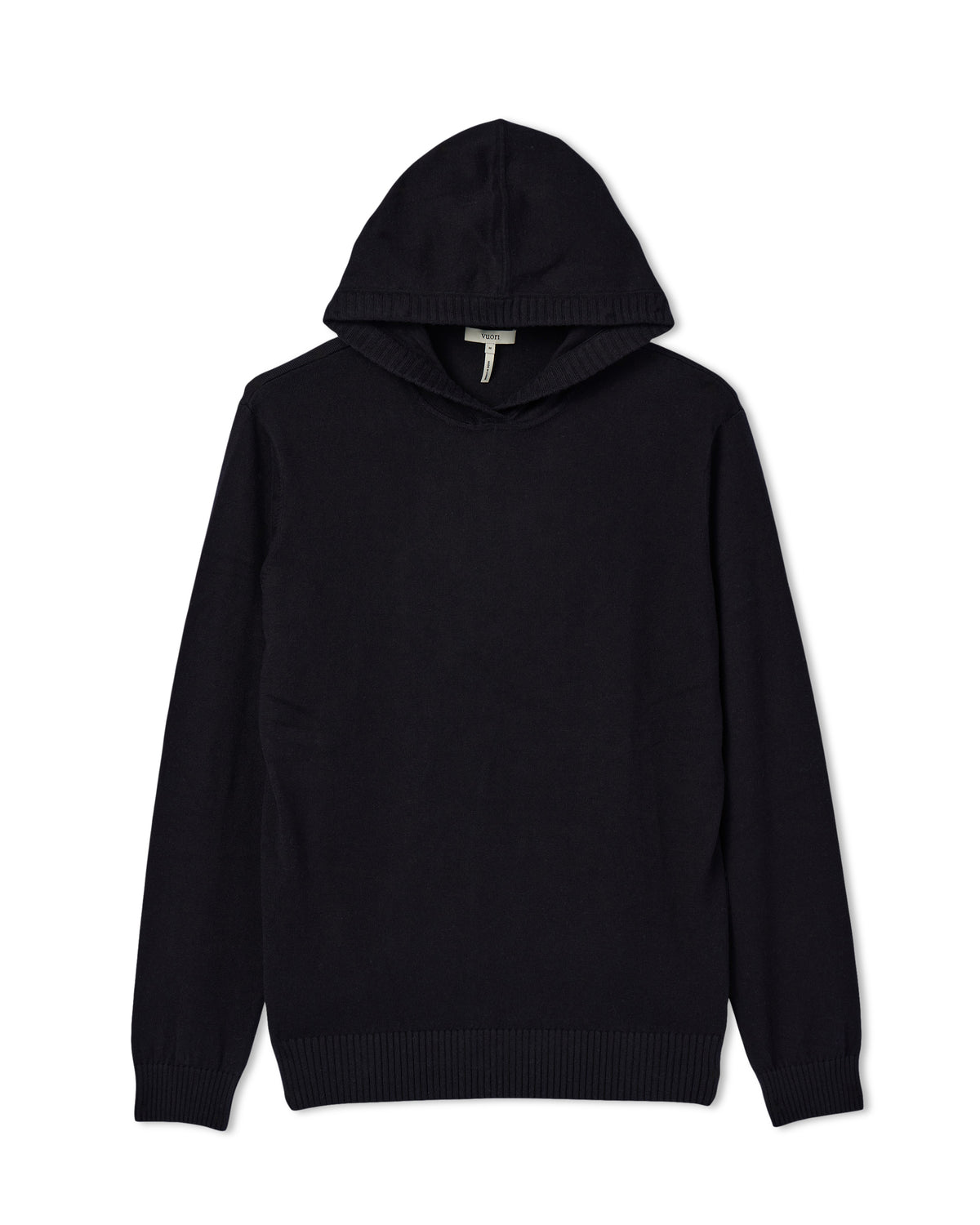 Fluent Sweater Hoodie Black Cotton Cashmere Hoodie - Vuori