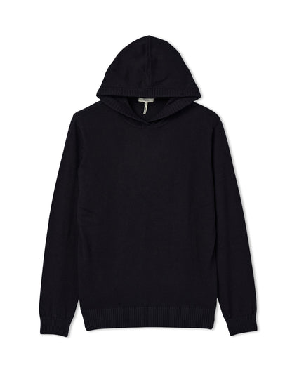 Fluent Sweater Hoodie Black Cotton Cashmere Hoodie - Vuori