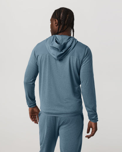 Sunday Element Jacket Men's Smoke Blue Heather Jacket - Vuori