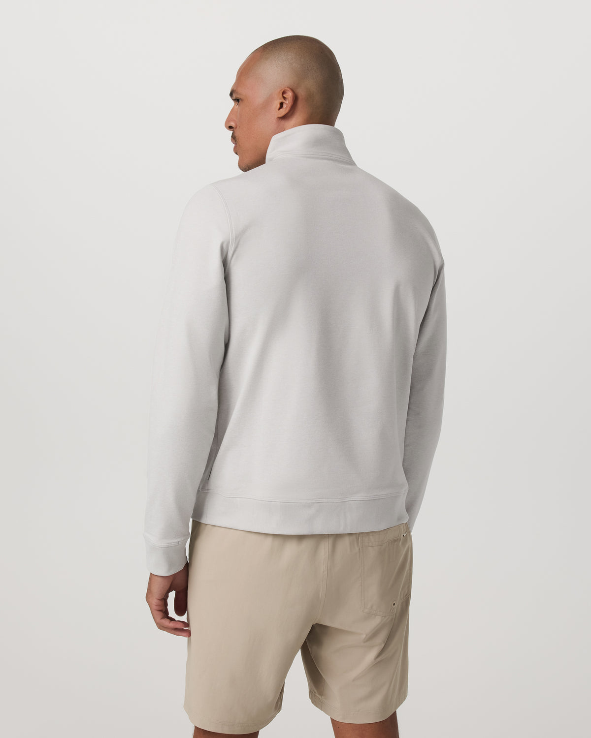 Coronado 1/2 Zip Men's Salt Heather Pullover - Vuori