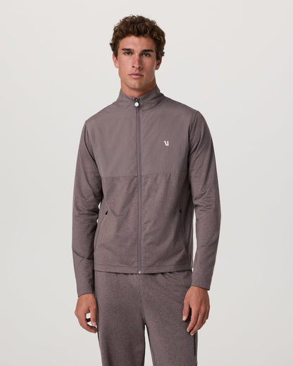 Men's Sunday Element Track Jacket Huckleberry Heather - Vuori