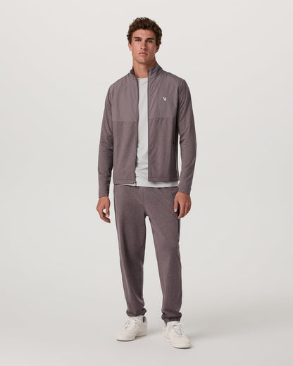 Men's Sunday Element Track Jacket Huckleberry Heather - Vuori