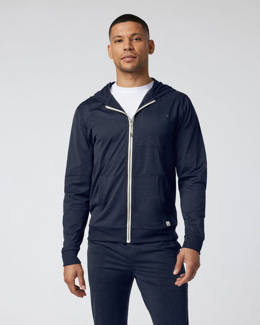 Coronado Hoodie Midnight Heather - Vuori