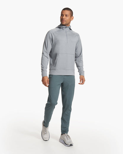 Ponto Performance Half Zip Hoodie Steel Heather - Vuori