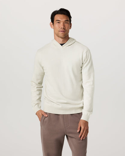 Fluent Sweater Hoodie Men's Winter Grey Cashmere Hoodie - Vuori
