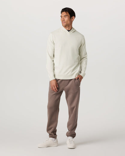 Fluent Sweater Hoodie Men's Winter Grey Cashmere Hoodie - Vuori