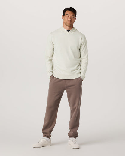 Fluent Sweater Hoodie Men's Winter Grey Cashmere Hoodie - Vuori