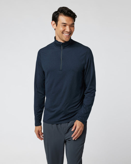 Ease Performance Half Zip 2.0 Ink Heather - Vuori