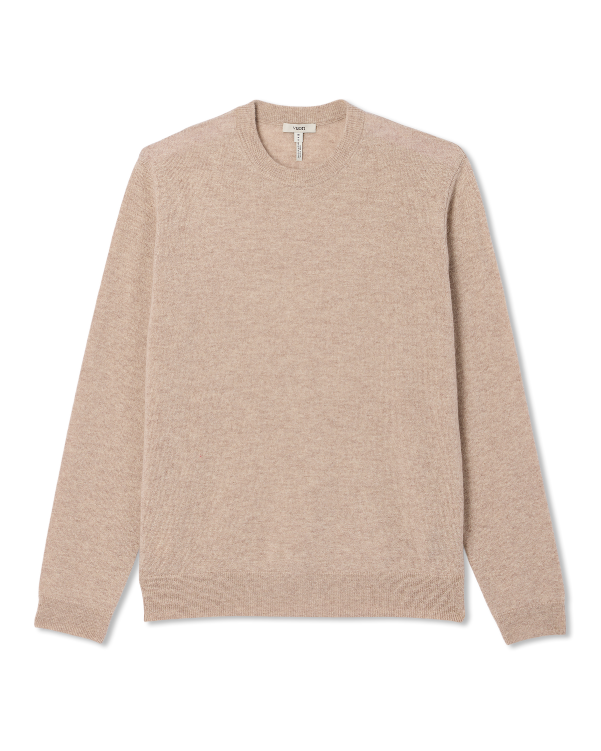 Berik Cashmere Sweater Men's Oatmeal Heather Sweater - Vuori