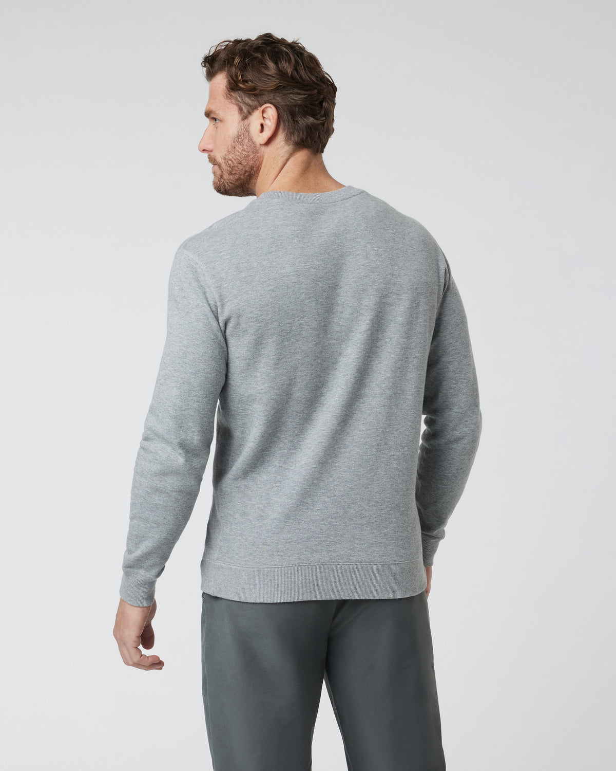 Jeffreys Pullover Heather Grey Pullover Clothing - Vuori