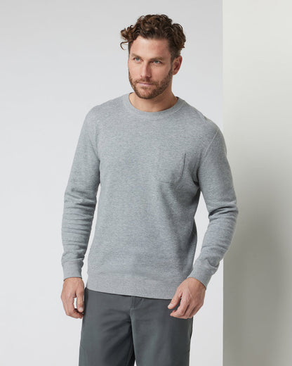 Jeffreys Pullover Heather Grey Pullover Clothing - Vuori