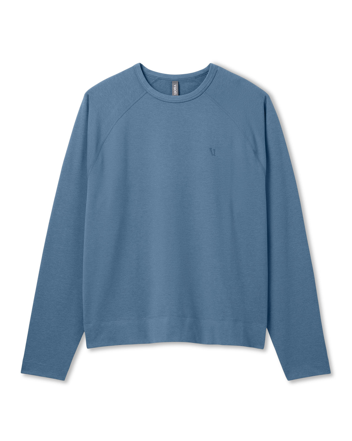 Coronado Crew - Relaxed Fit Pool Blue Heather Crewneck - Vuori