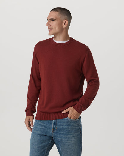 Fluent Sweater Men's Spiced Apple Cashmere Sweater - Vuori