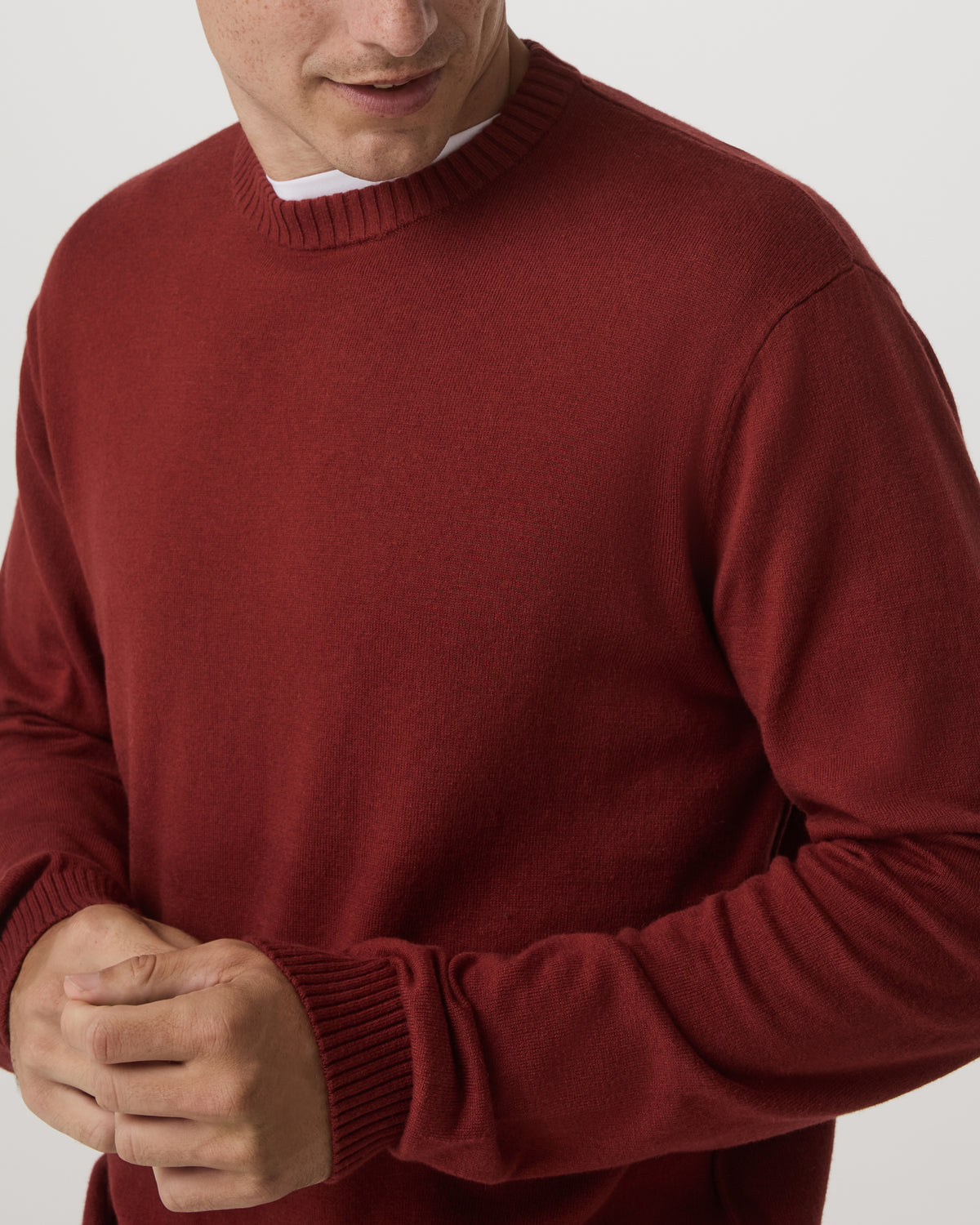 Fluent Sweater Men's Spiced Apple Cashmere Sweater - Vuori