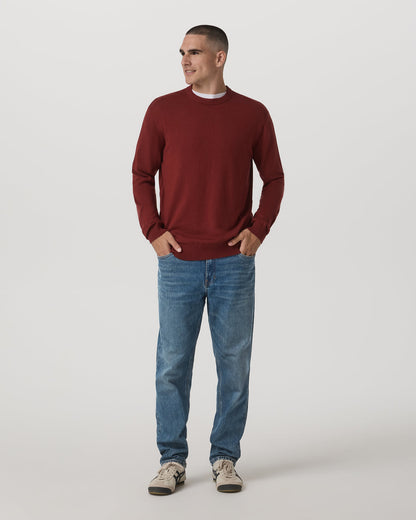 Fluent Sweater Men's Spiced Apple Cashmere Sweater - Vuori