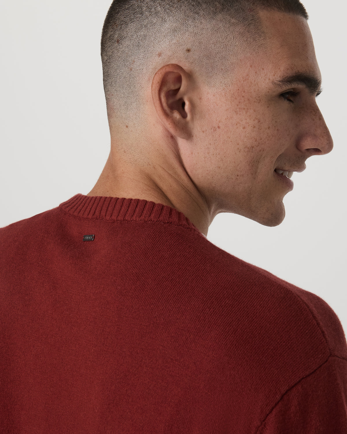 Fluent Sweater Men's Spiced Apple Cashmere Sweater - Vuori