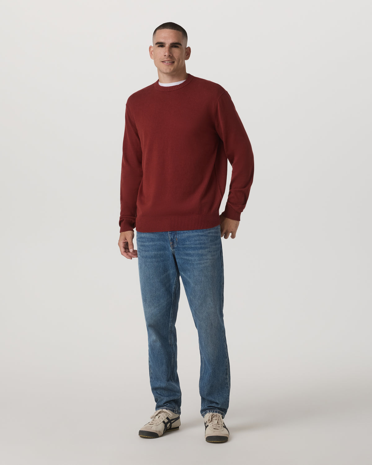 Fluent Sweater Men's Spiced Apple Cashmere Sweater - Vuori