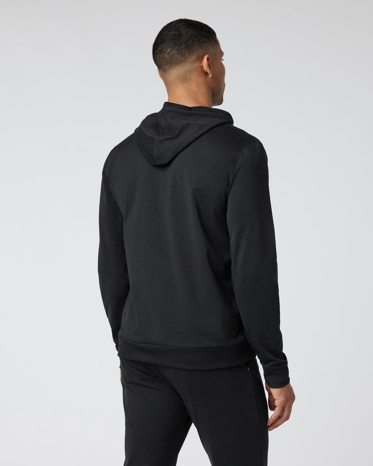Coronado Hoodie Men's Black Zip Up Hoodie - Vuori