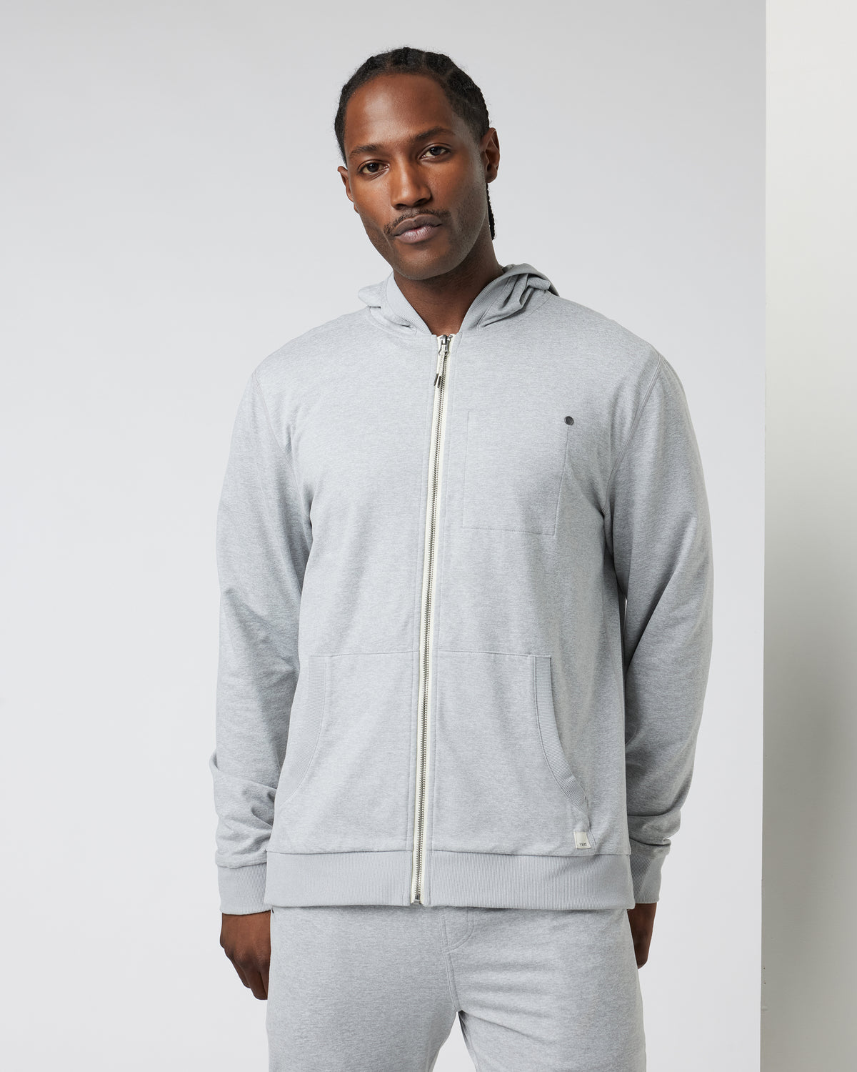 Coronado Hoodie Men's Heather Grey Hoodie - Vuori