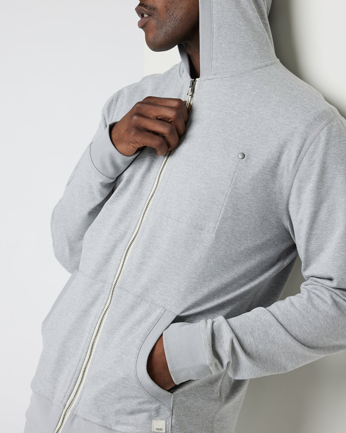 Coronado Hoodie Men's Heather Grey Hoodie - Vuori