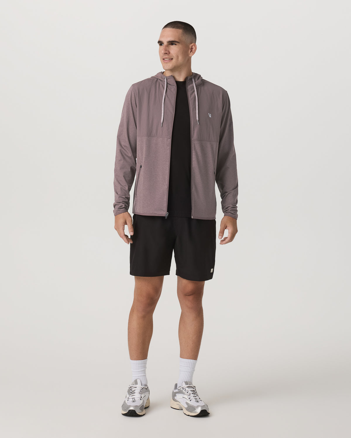 Sunday Element Jacket Men's Huckleberry Heather Jacket - Vuori