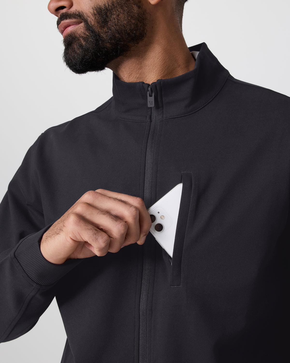 MetaAdapt Full Zip Black - Vuori