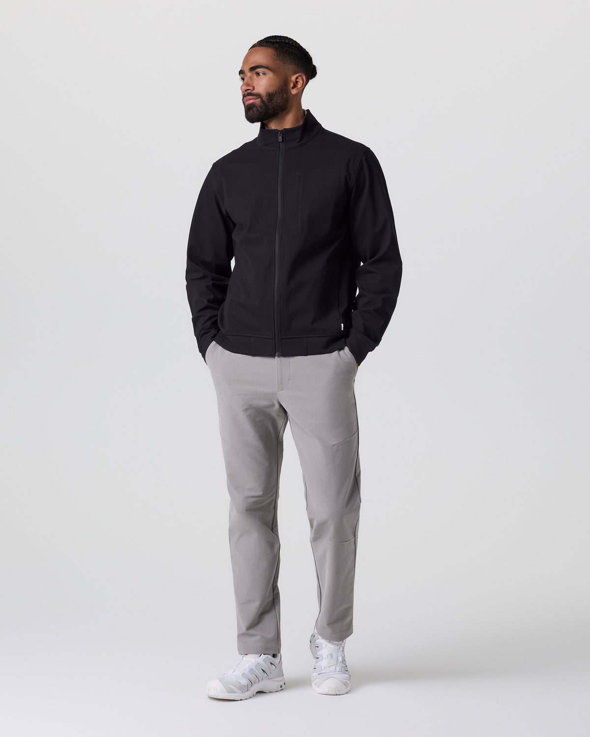 MetaAdapt Full Zip Black - Vuori