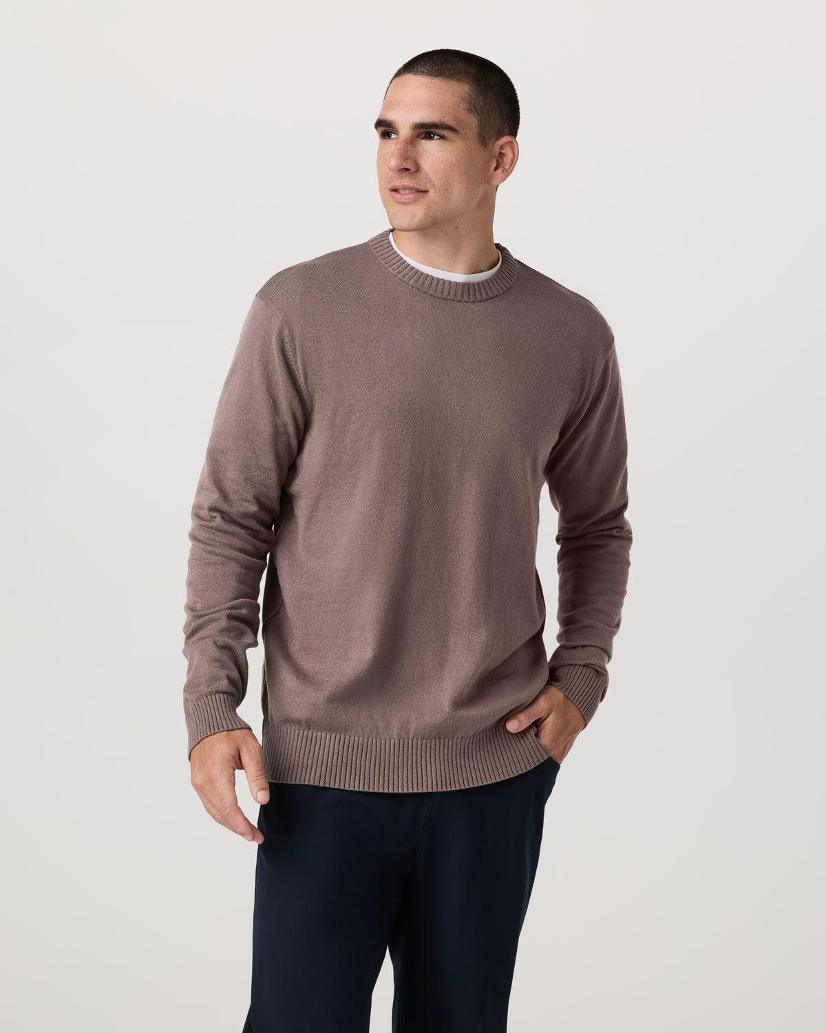 Fluent Sweater Men's Huckleberry Cashmere Sweater - Vuori