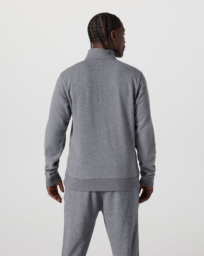 Cypress 1/4 Zip 2.0 Heather Grey - Vuori