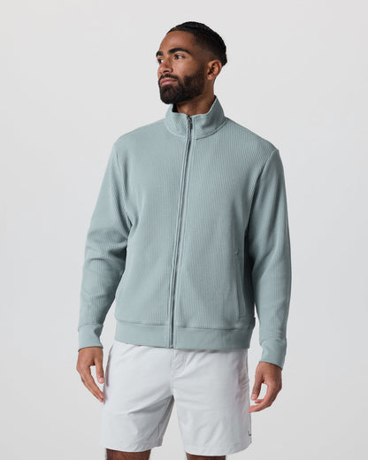 Jamestown Full Zip Mist - Vuori