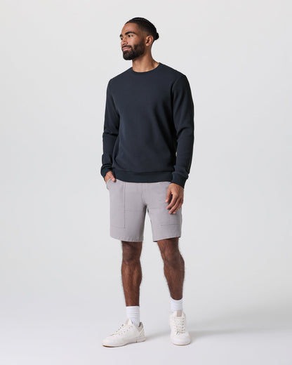 Jamestown Crew Men's Navy Waffle Crewneck - Vuori