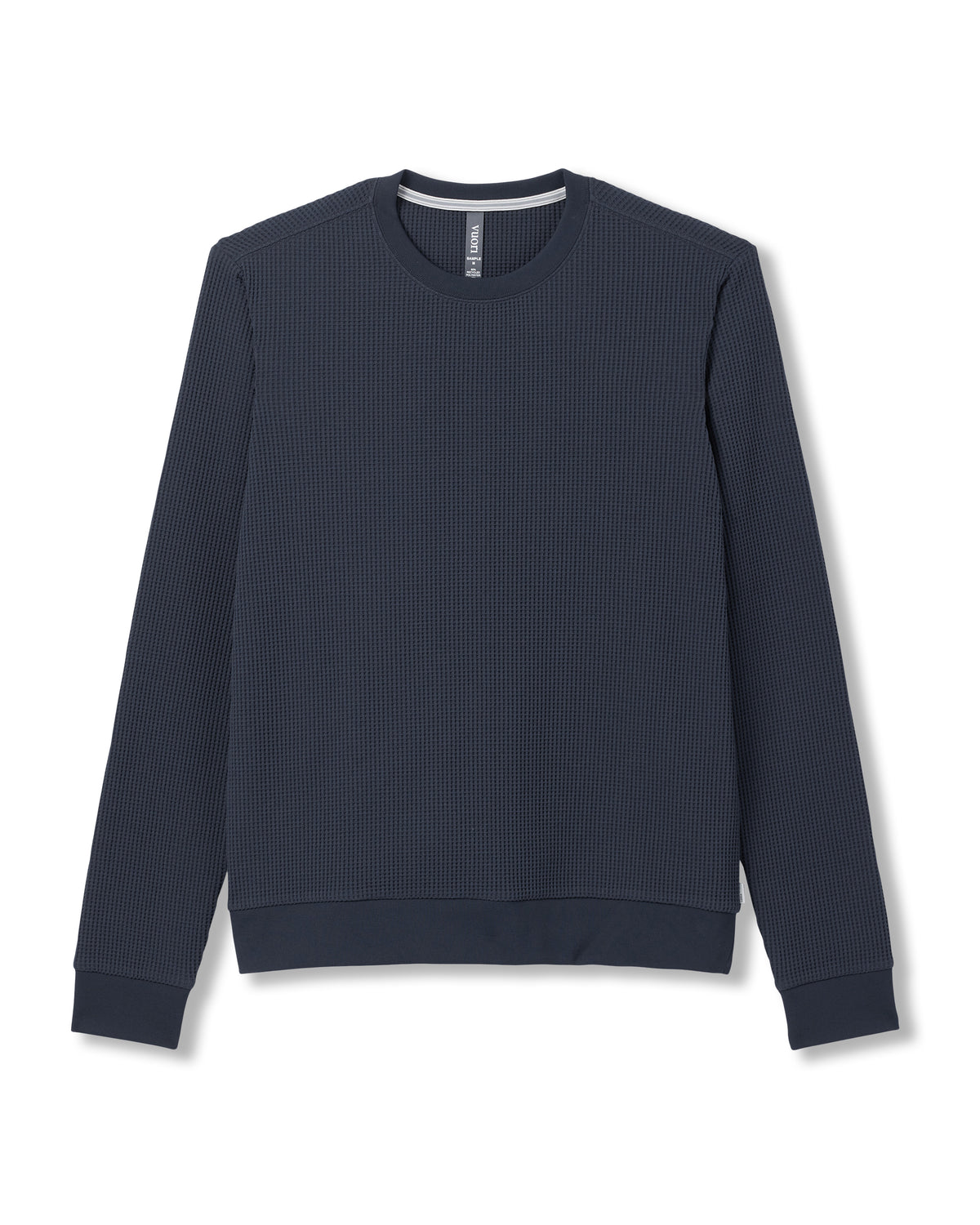 Jamestown Crew Men's Navy Waffle Crewneck - Vuori