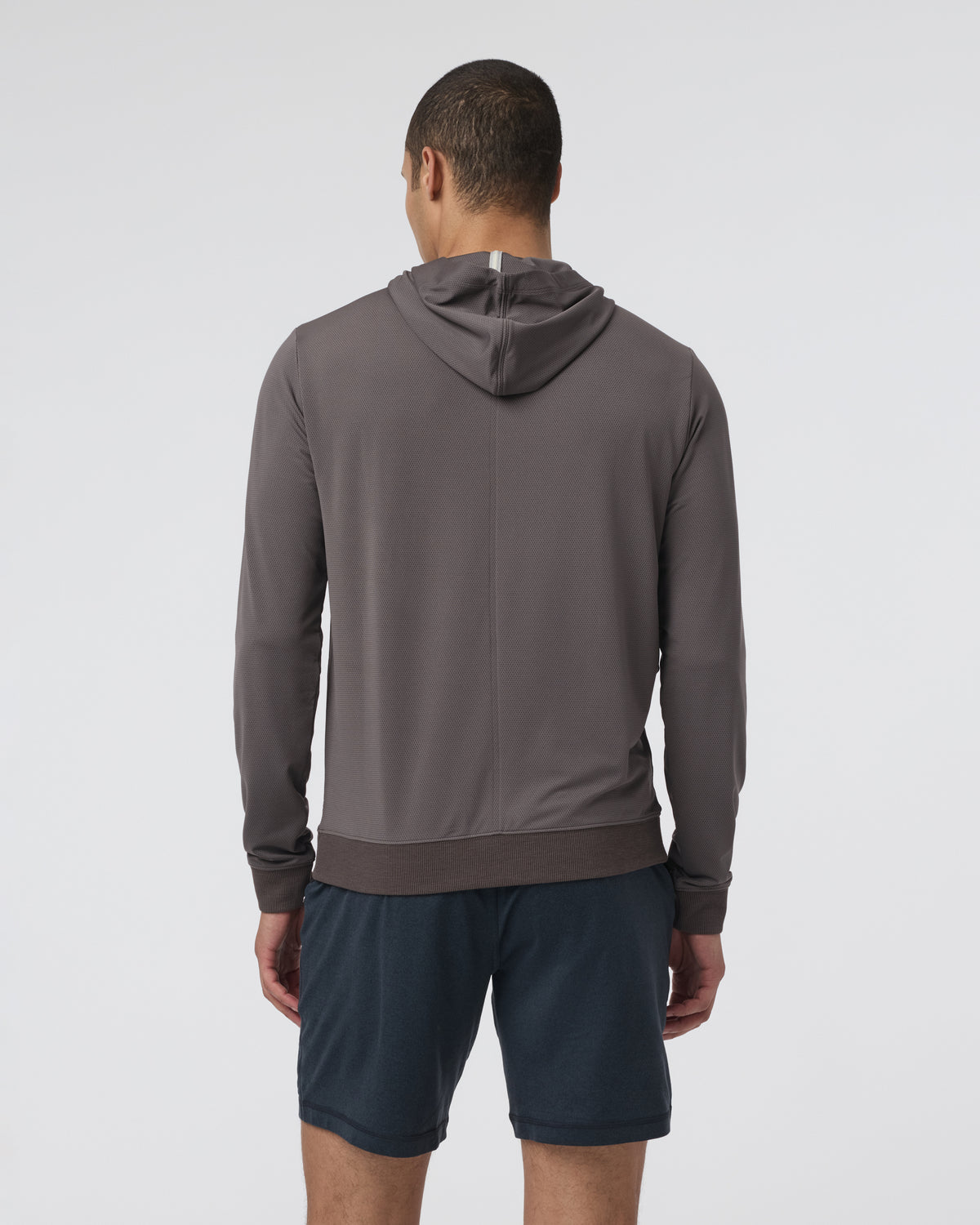 Double Mesh Hoodie Warm Grey - Vuori