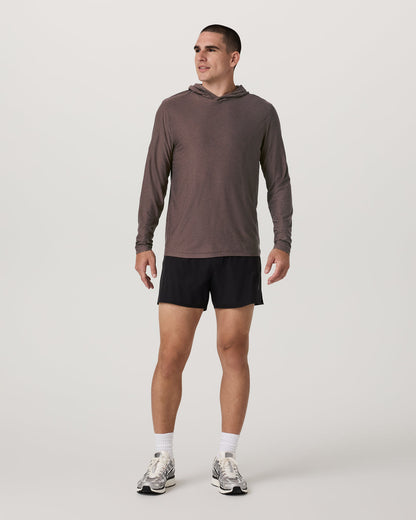 Strato Tech Hoodie Men's Huckleberry Heather Hoodie - Vuori