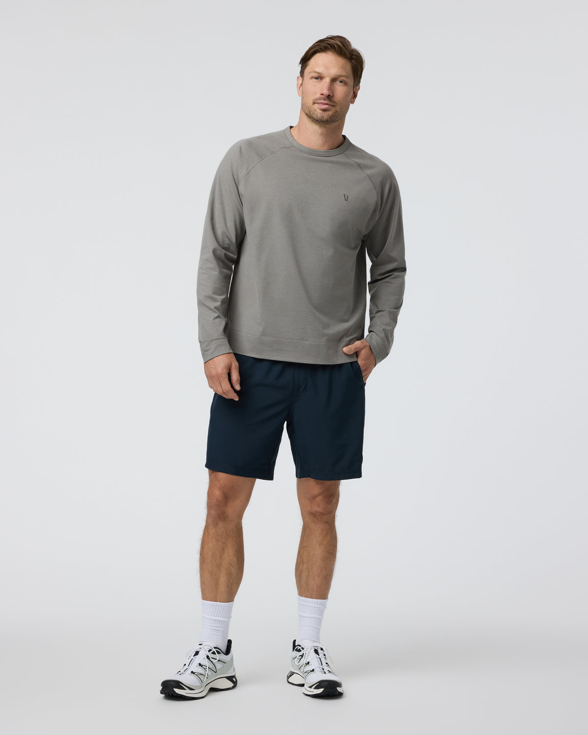 Coronado Crew Dolomite Heather - Vuori