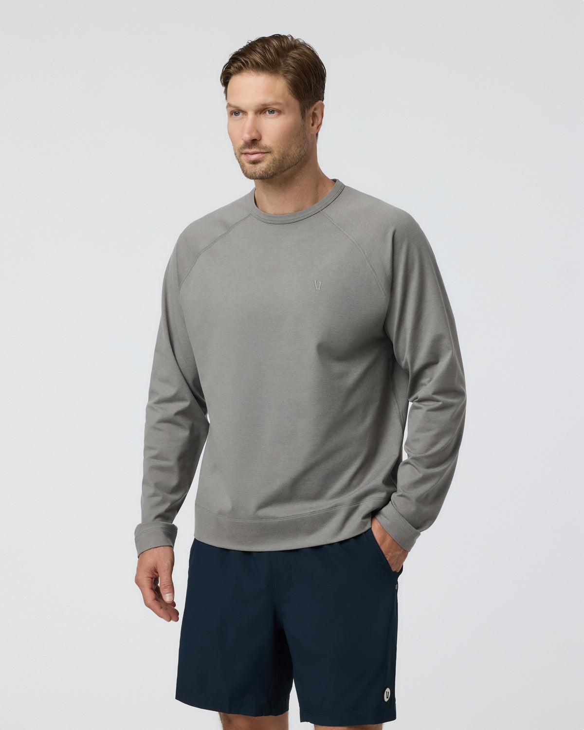 Coronado Crew Dolomite Heather - Vuori
