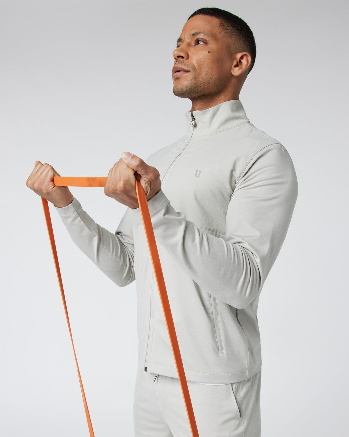 Sunday Element Track Jacket Vapor Heather - Vuori