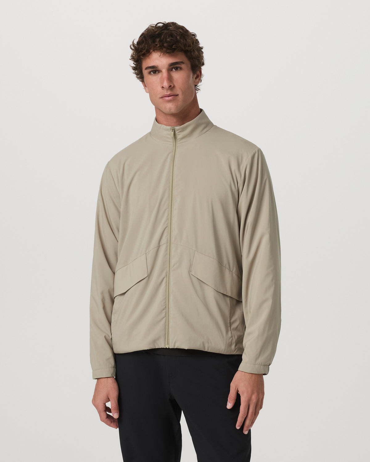 Octa Wind Shell Multi-Purpose Men's Truffle Jacket - Vuori