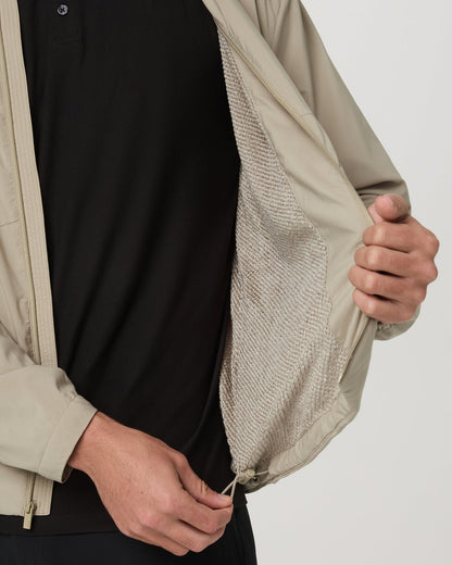 Octa Wind Shell Multi-Purpose Men's Truffle Jacket - Vuori