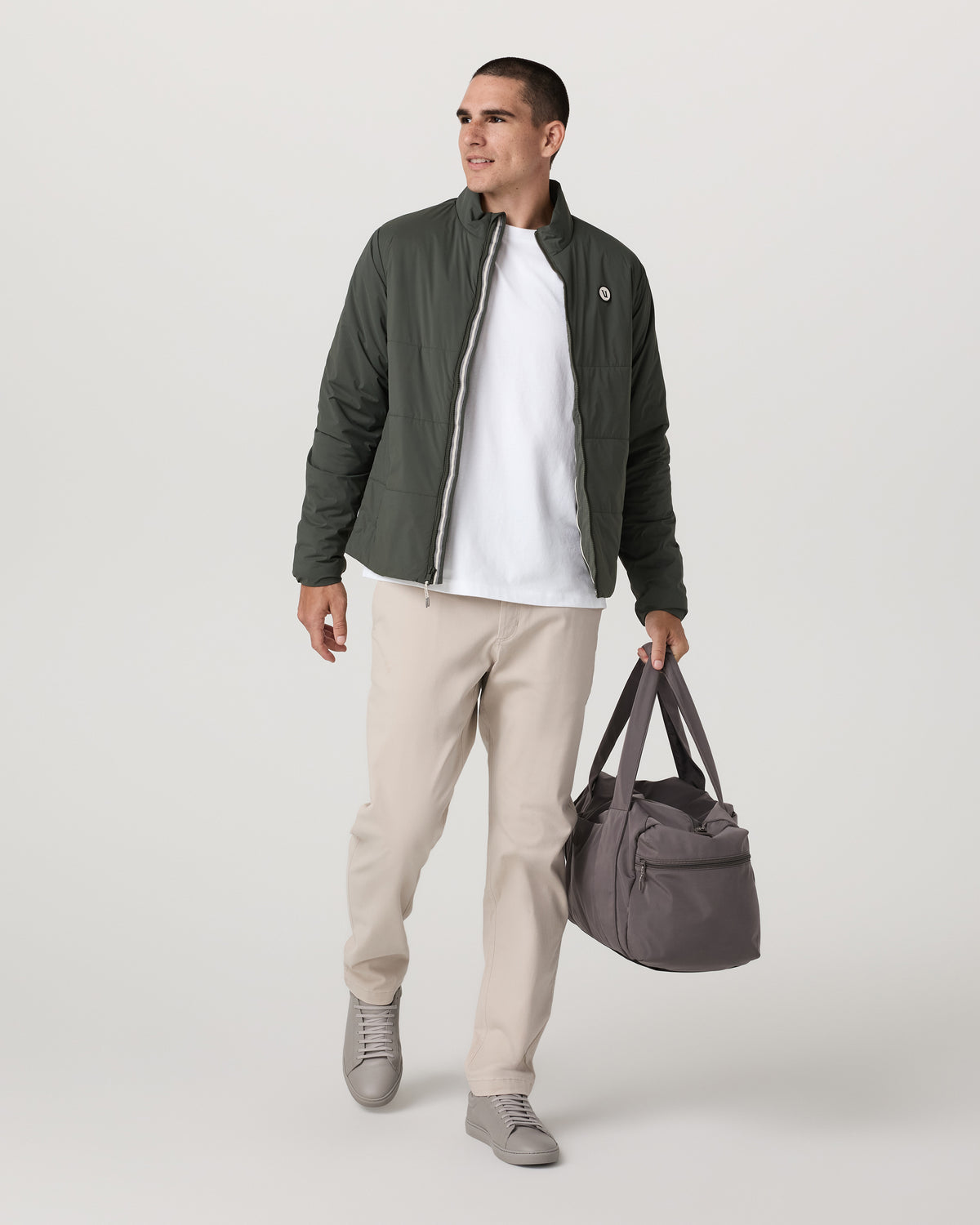 Echo Insulated Jacket 2.0 Men's River Rock Jacket - Vuori