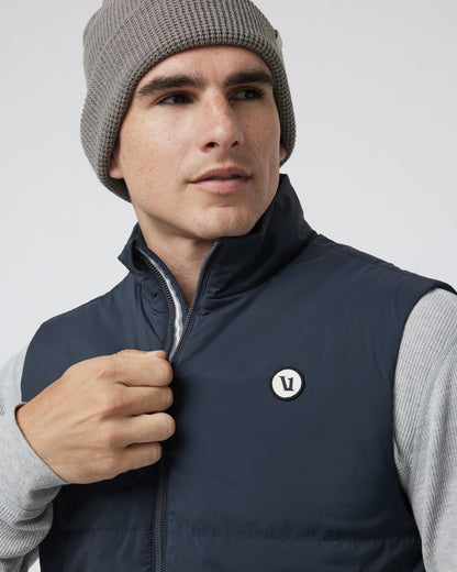 Echo Insulated Vest 2.0 Men's Navy Vest - Vuori